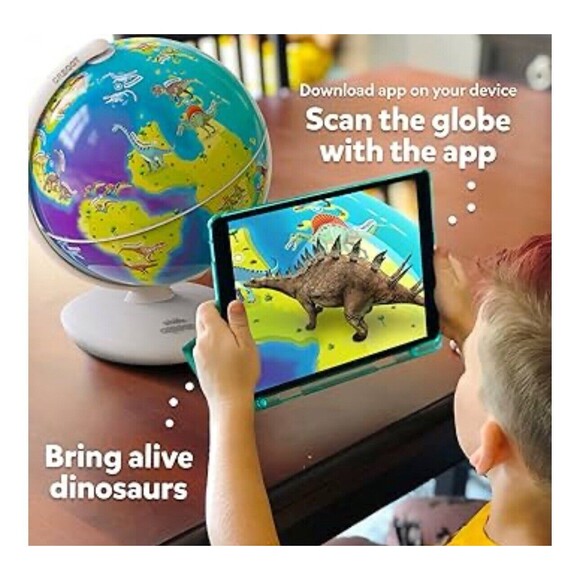 PlayShifu Interactive Dinosaur Toys Orbit Dinos Globe + App Mobile Tablet New - Picture 5 of 5